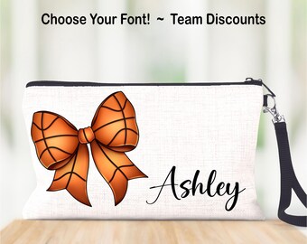 Basketball Bow Bag: Sports Gift for Girls