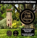 50th Anniversary Wind Chime, Gift, 50th Anniversary Wind Chimes, Anniversary Gift, Custom Gifts, Wind Chimes, Golden Anniversary Gift