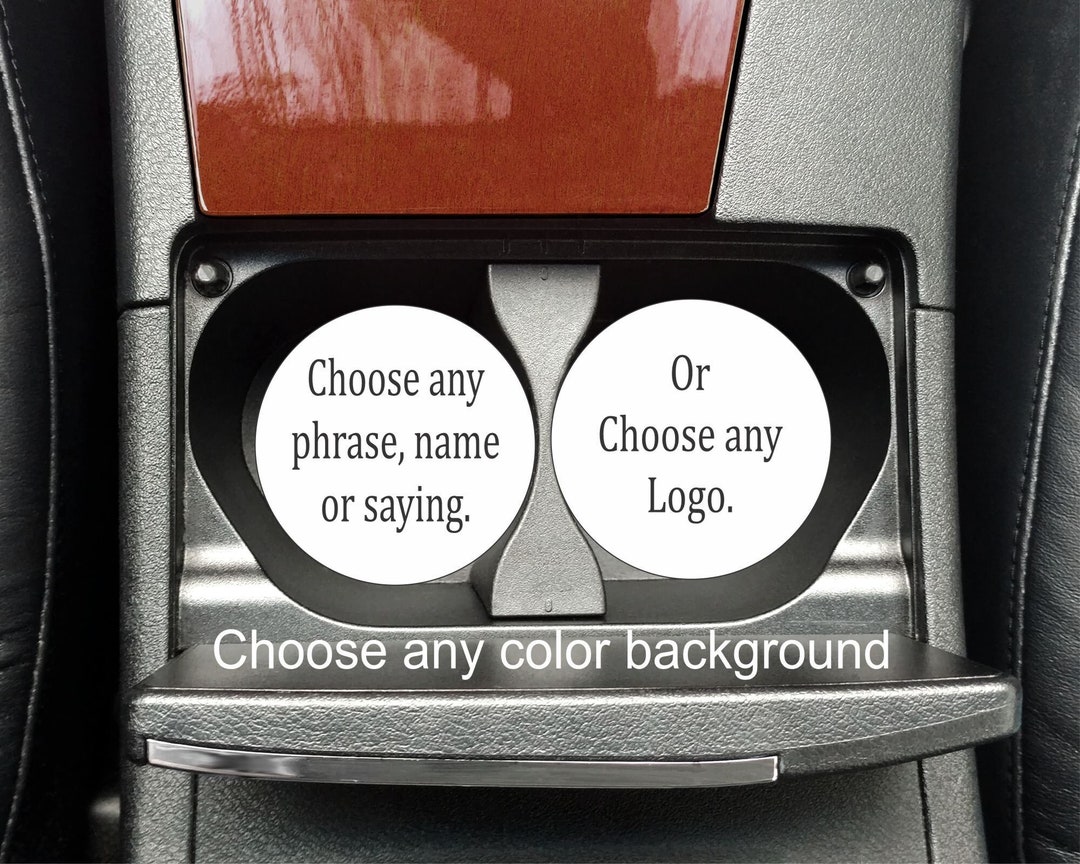 Choose Any Car Coaster Name, Custom Car Coaster, Personalized, Car