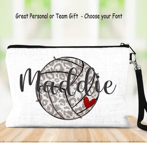 Volleyball Bag, Personalized Volleyball Bag, Personalized Wristlet, Volleyball Wristlet, Volleyball Team Bag, Volleyball Gifts, Team Bag