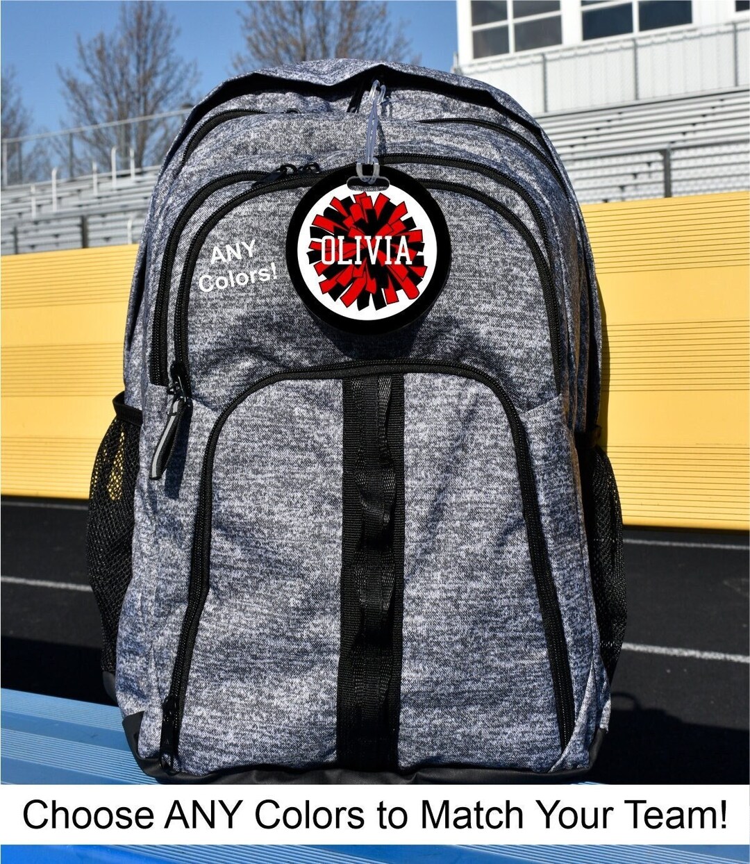 Cheer Bag Name Tag, Personalized Gear, Bag or Luggage Tag, Cheer Bag