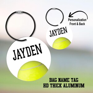 Tennis Bag Tag, Tennis Bag Name Tag, Tennis Gifts, Tennis Gear, Tennis Accessories, Tennis Team, Senior Team, Gift