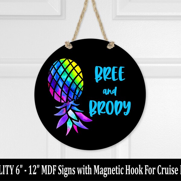 Pineapple for Cruise Door Etsy