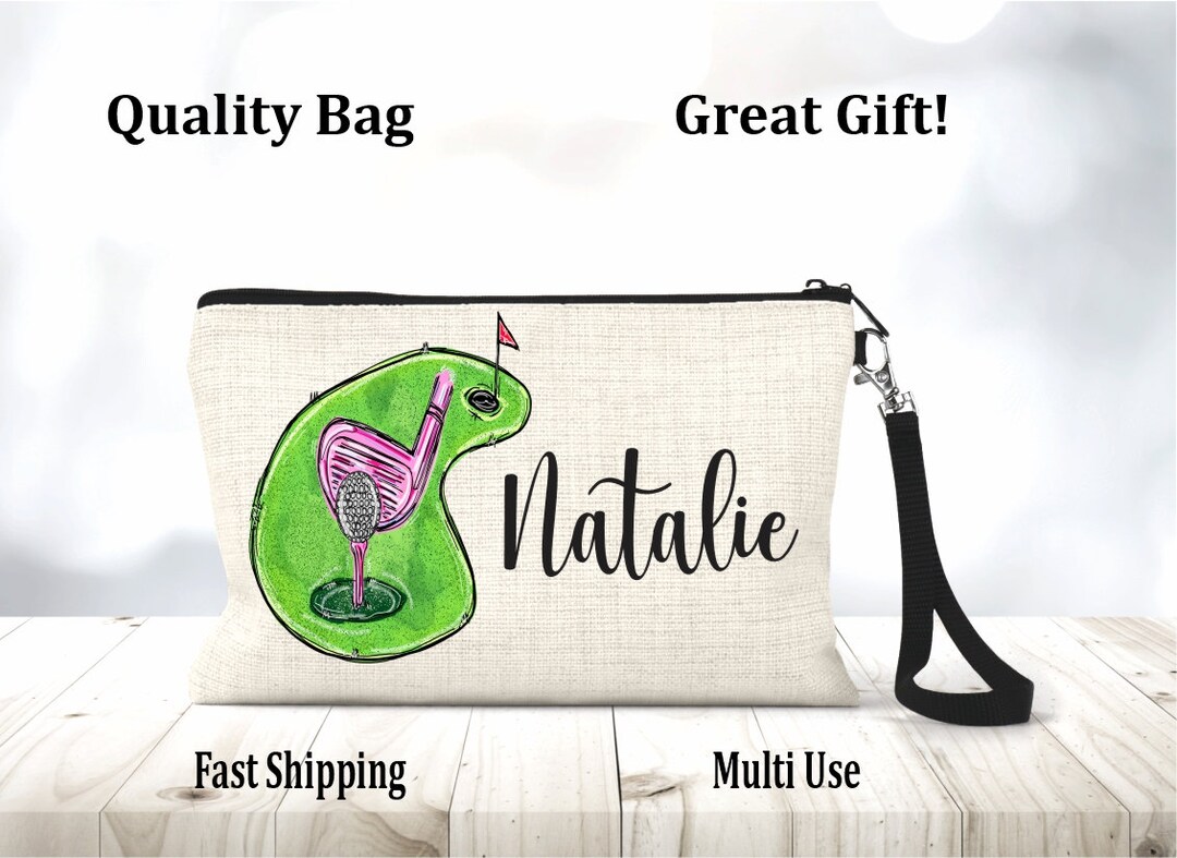 Golf Bag Personalized Bag Personalized Golf Wristlet Golf Etsy