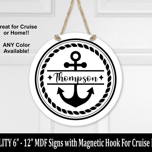 Cruise Ship Sign, Cruise Door Magnet, Anchor Cruise, Family Anchor, Cruise Trip Sign, Cruise Magnet, Cruise Door Signs, Cruise, Anchor