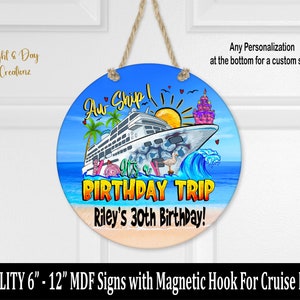 Birthday Cruise Sign, Cruise Door Magnet, Birthday Cruise, Cruise Sign, Cruise Decoration, Cruise