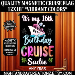Birthday Cruise, Birthday Cruise Flag, Birthday Cruise, Birthday Cruise Door Sign, Cruising Decoration, Cruise Door