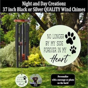 Personalized Pet Memorial Wind Chime: Sympathy Gift, Dog Loss