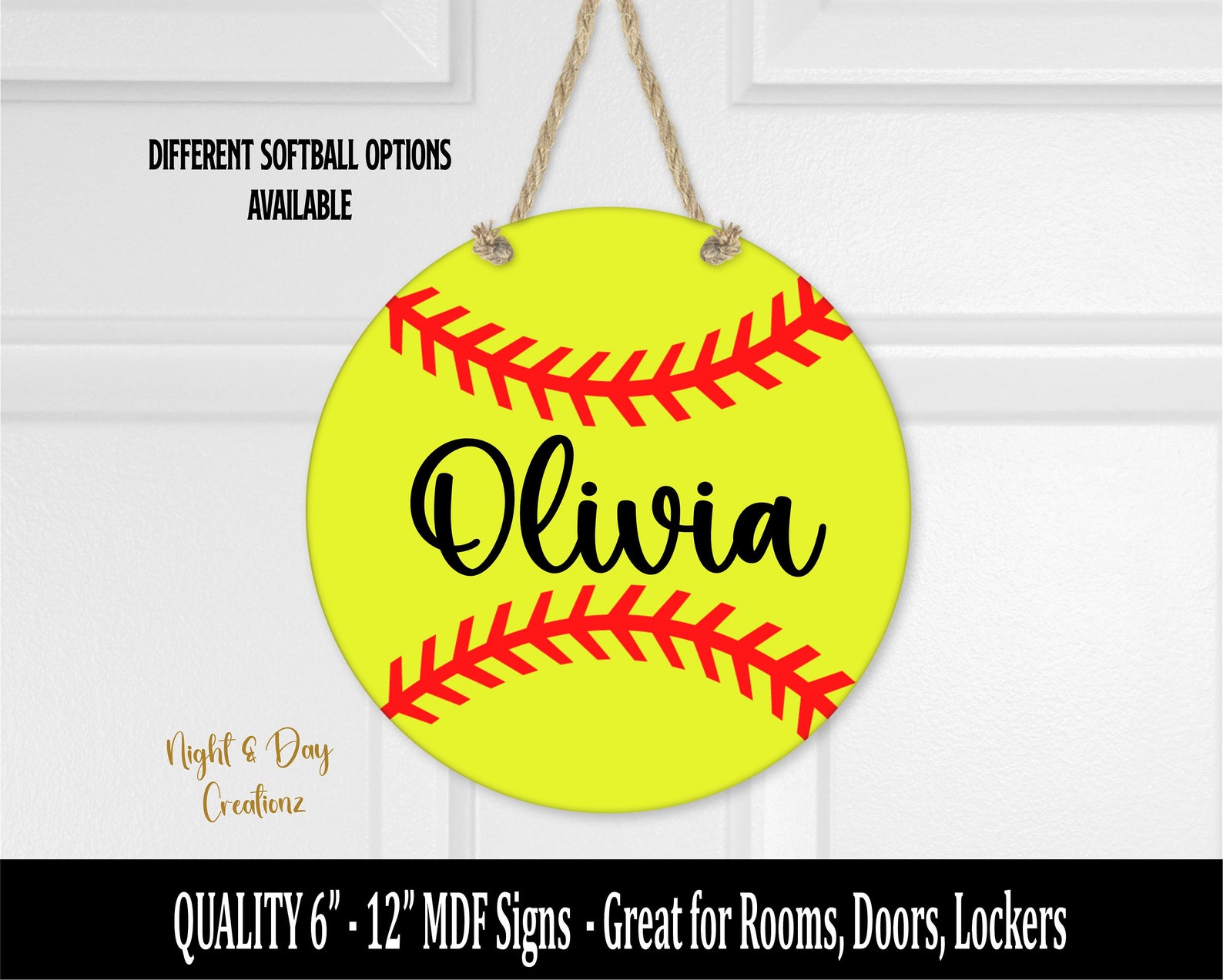 Softball Support. Sign Personalized Softball Sign: Kids Room Sports Decor - Etsy