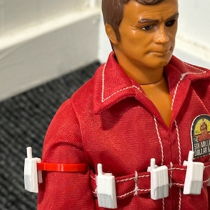 No Action Figure The Six Million Dollar Man Body Scanner Sensors 3D Printed