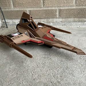 Buck Rogers Draconian Marauder / Hatchet Fighter / Space Pirate Fighter 3.75” Action Figures