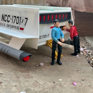 Star Trek TOS Shuttle Galileo 7 for Playmates 4.75&quot; Action Figures