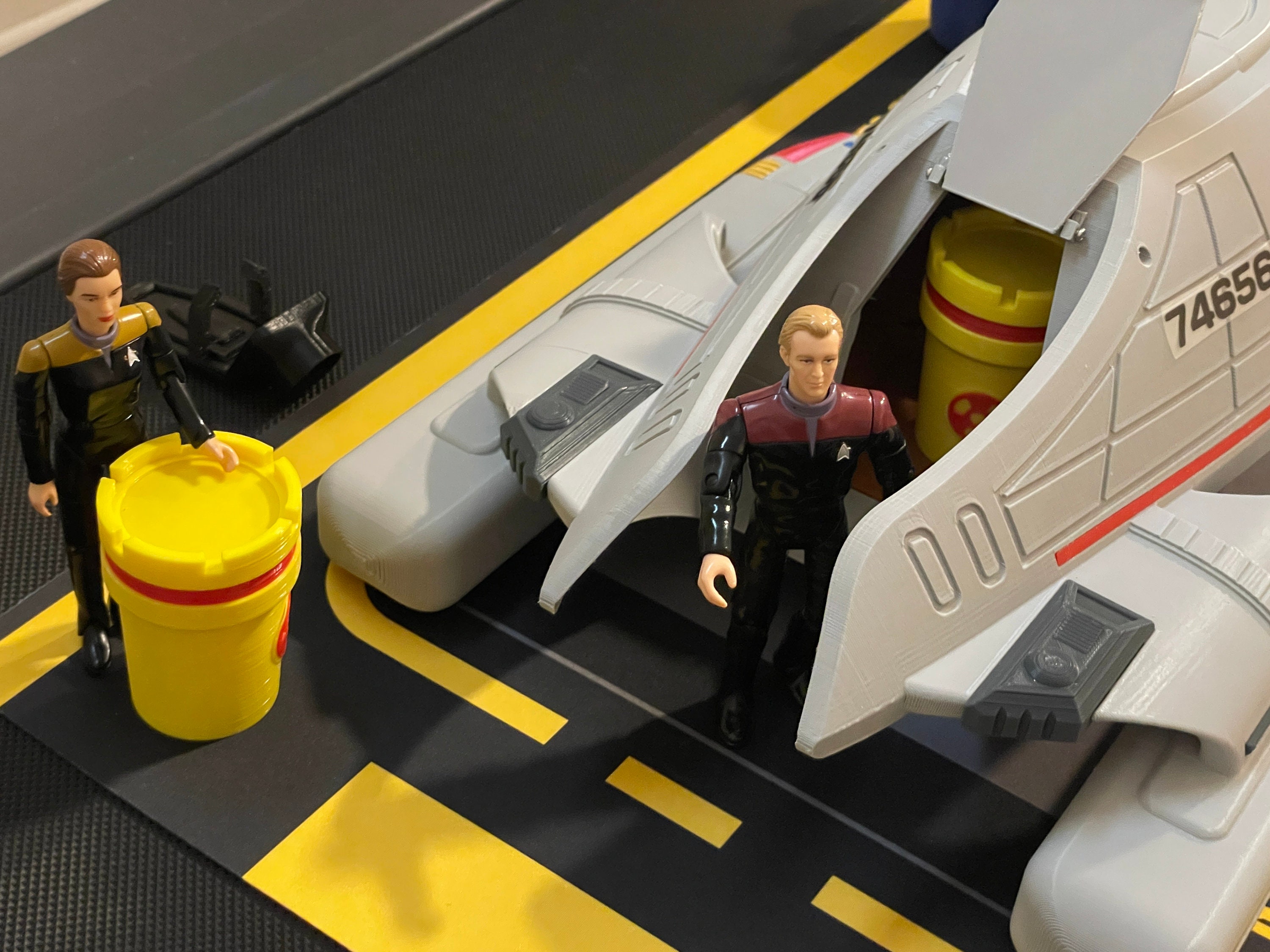 Star Trek Voyager Type 9 Shuttle for Playmates Action Figures - Etsy