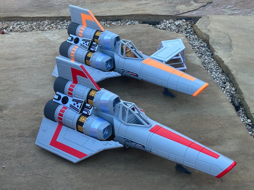 3D Printed Battlestar Galactica Colonial Viper MK1: 3.75