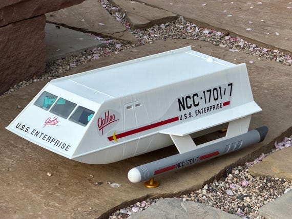 Star Trek TOS Shuttle Galileo 7 for Playmates 4.75