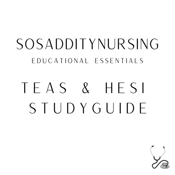 Chemistry and Scientific Reasoning- TEAS & HESI Pre-Nursing Notes