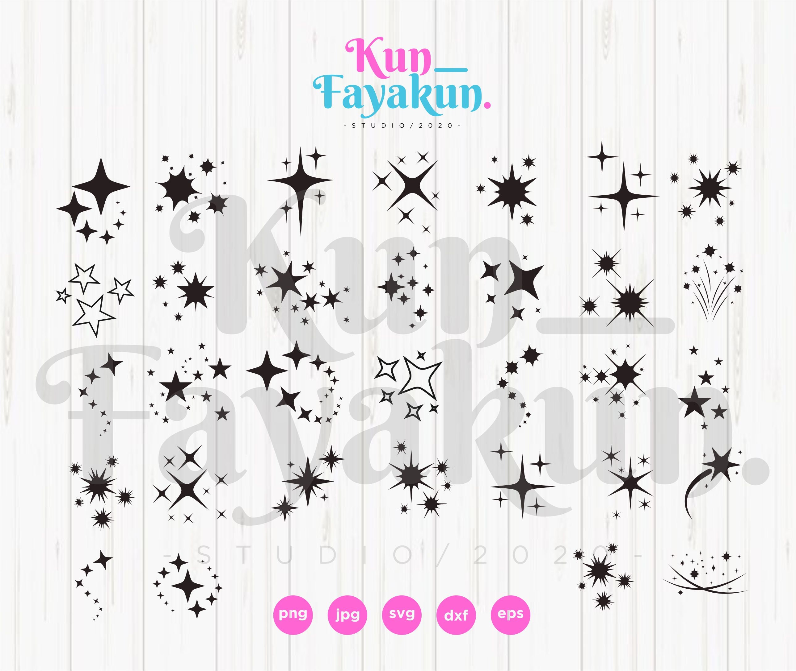 Sparkle Svg, Sparkle Bundle Svg, Sparkle Clipart, Star Sparkle Svg