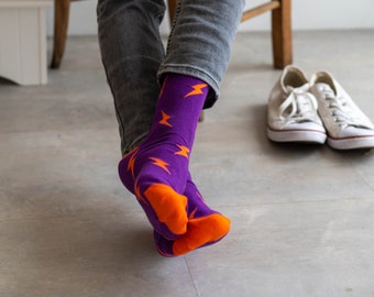 Lightning Bolt Socks. Fun socks.