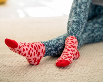 Pink Leopard Socks. Fun socks.