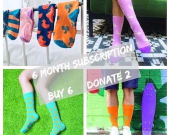 6 month sock subscription