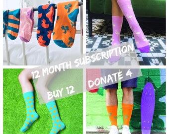 12 month sock subscription