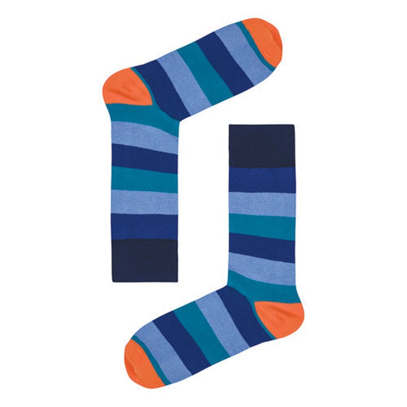 Multi Stripe Socks. Fun socks. image 3