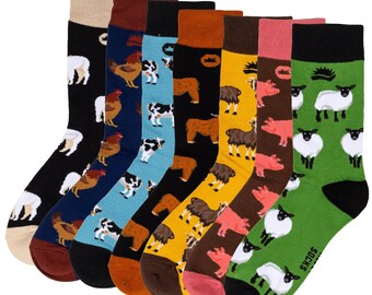 BAMBOO SOCKS | FARM | Bundle | Farm Animal Socks | Multipack | Sustainable Socks | Vegan Socks | Nature Socks | Wildlife Socks | Gift Idea
