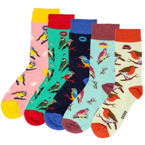 BAMBOO SOCKS | BIRDWATCHER | Bundle | Bird Socks | Multipack | Sustainable Socks | Vegan Socks | Nature Socks | Wildlife Socks | Gift Idea
