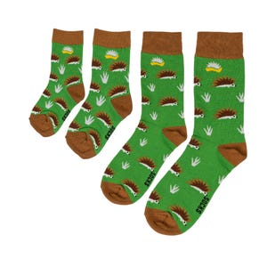 FAMILIENPACKUNG | IGEL | Bambussocken | Multipack Socken | Wildlife Socken | Britische Wildtier Socken | Nachhaltige Socken | Vegan Socken | Öko