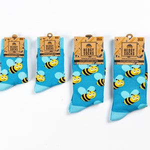 FAMILY PACK | BEE | Bamboo Socks | Wildlife Socks | Insect Socks | Sustainable Socks | Blue Socks | Multipack Socks | Vegan Socks | Eco