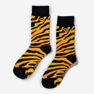 BAMBOO SOCKS | TIGER | Animal Print Socks | Tiger Print Socks | Cat Socks | Novelty Socks | Wildlife Socks | Sustainable Socks | Zoo Socks