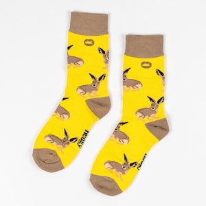 BAMBOO SOCKS | HARE | Rabbit Socks | Bunny Socks | Animal Socks | Trendy Socks | Crazy Socks | Funky Socks | Groom Socks | Fun Socks
