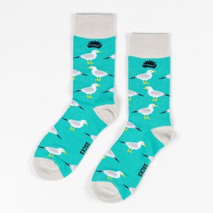 BAMBOO SOCKS | GULL | Seagull Socks | Bird Socks | Blue Socks | Sustainable Socks | Eco Socks | Vegan Socks | Gift Ideas | Colourful Socks
