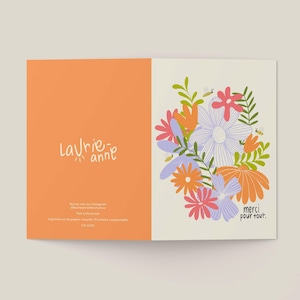 Carte de voeux | Sans texte | Écoresponsable | Laurie-Anne Deschênes