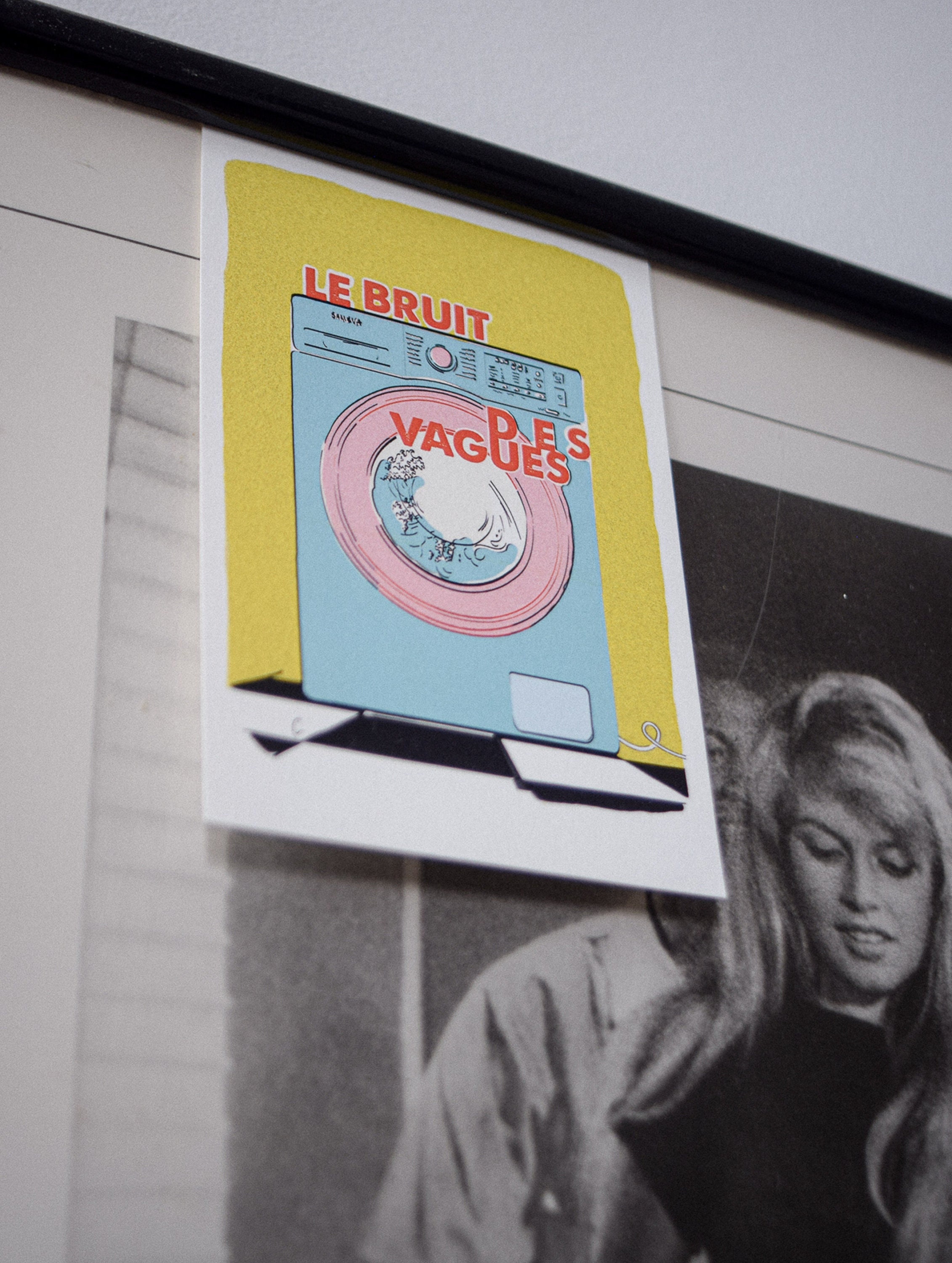 Carte Postale Illustrée - Le Bruit Des Vagues Coco2Pointzero