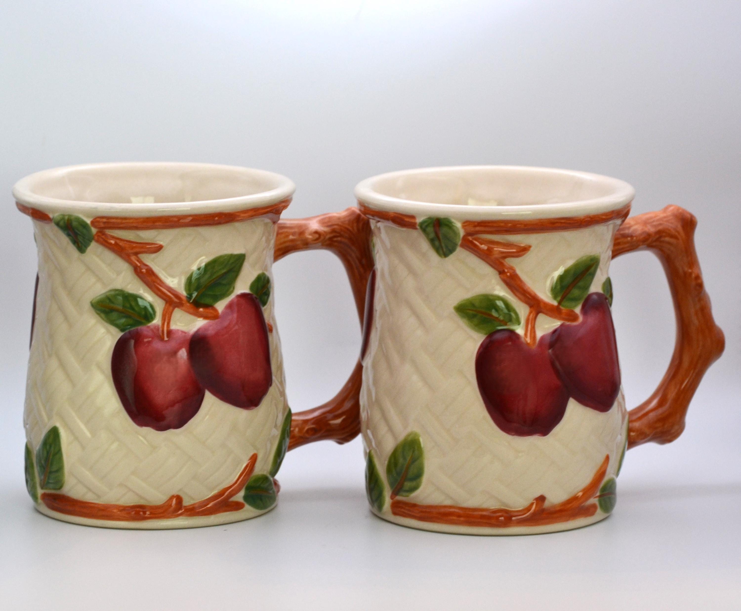 Franciscan apple mugs discount