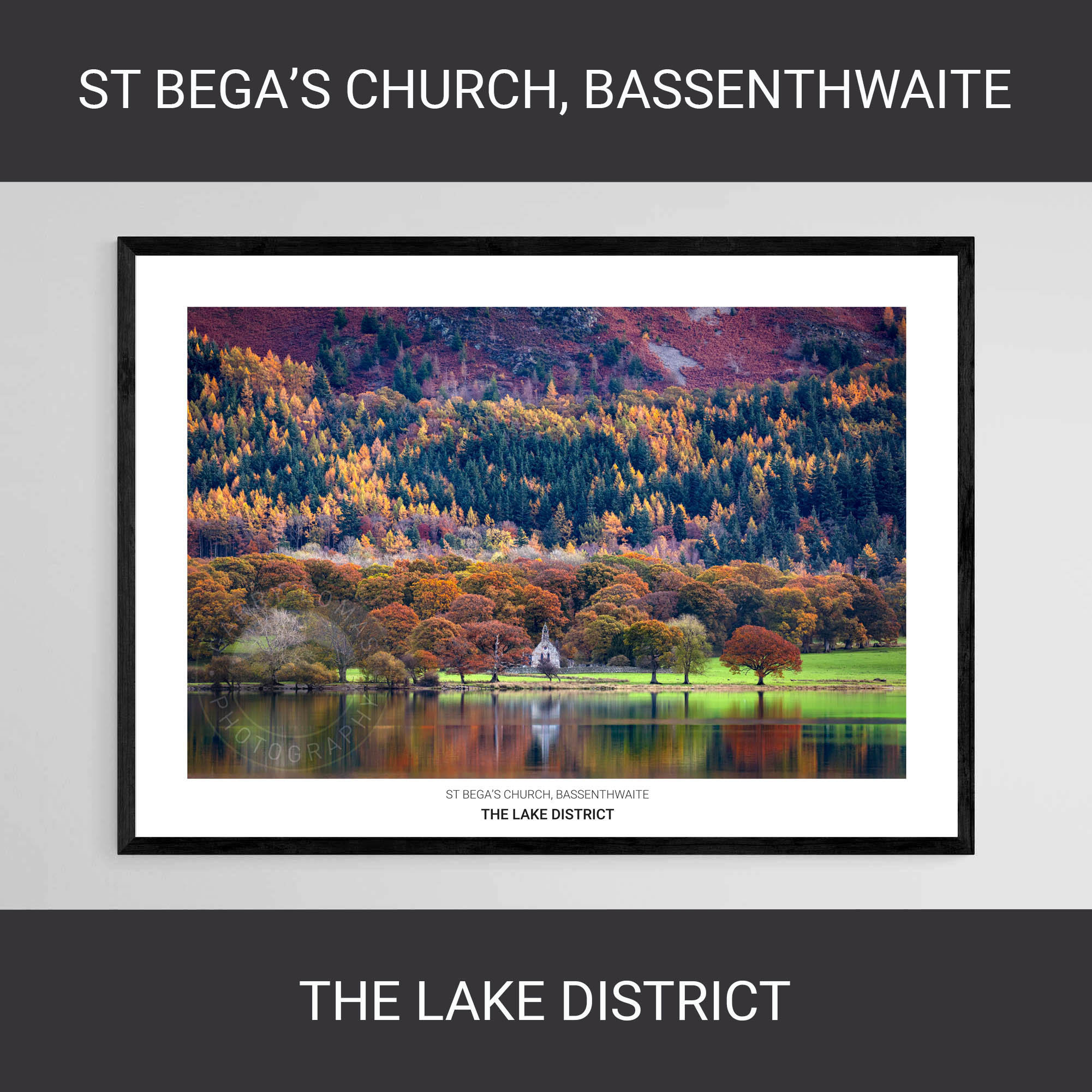 St Bega's Church • Bassenthwaite • The Lake District • Cumbria • Giclée Print