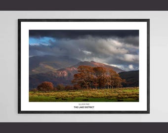 Ullock Pike & Skiddaw Autumn Lake District Lakeland Cumbria Giclée Heavyweight Fine Art Print Landscape Photo