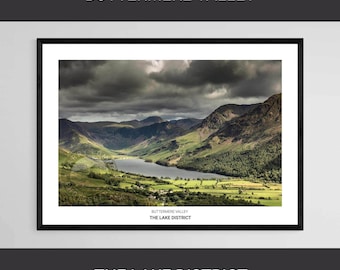 Buttermere Valley • The Lake District • Cumbria • Giclée Print