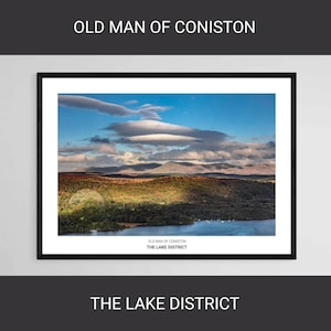 The Old Man of Coniston • The Lake District • Cumbria • Giclée Print