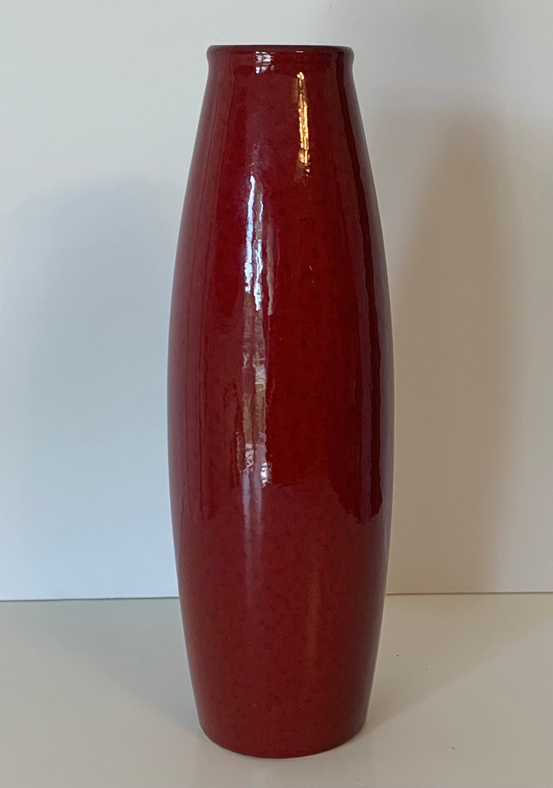 Vase Scheurich Amano 11 Vase Oxblood Red Made in Germany Etsy