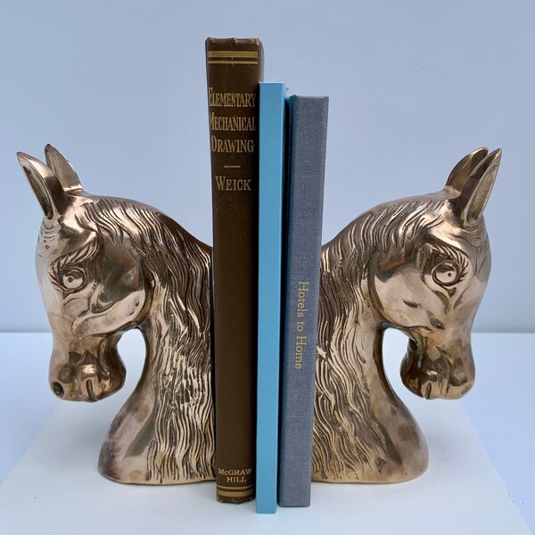 Brass Bookends Etsy