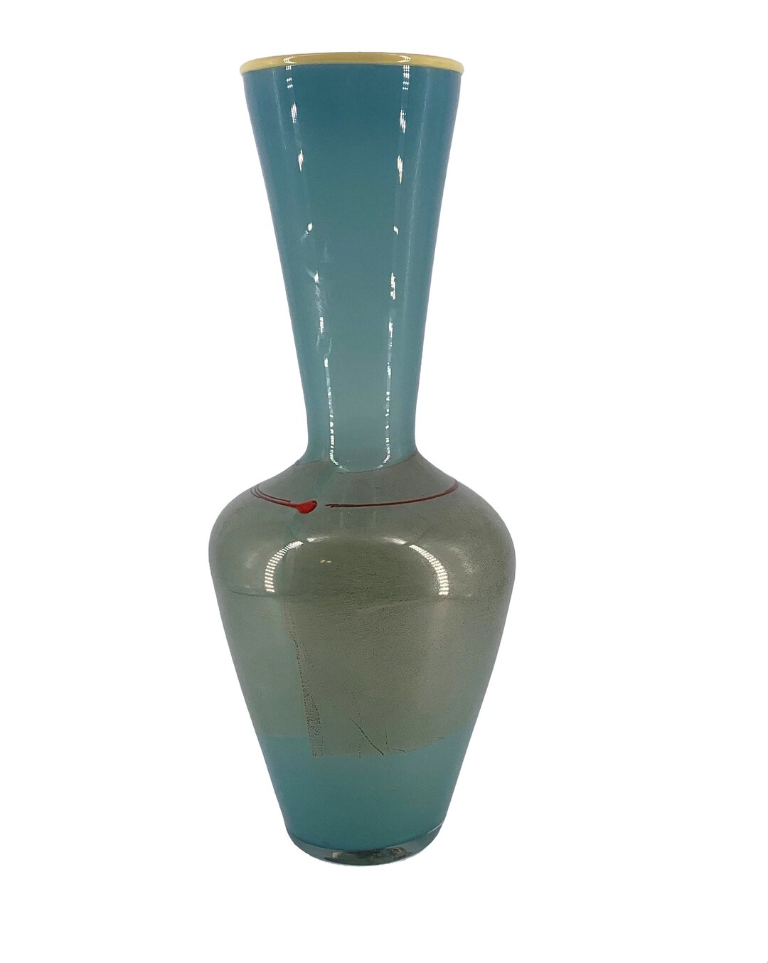Studio Paran Art Glass Vase, Mid-century Modern, Signed Vintage 2003 - Etsy