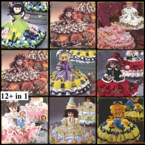 crochet bed doll dress patterns free Crochet Bed Doll Dress | How to crochet a Bed Doll Dress