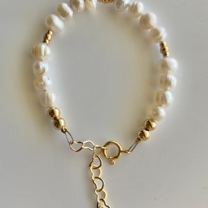 Baby Bracelet,14k Gold Filled Baby Bracelet, Toddler Bracelet, Baby Jewelry, Keepsake Bracelet, Pearl Bracelet, Kids Jewelry, Gold Jewelry
