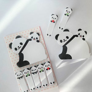 Panda Sticky Notes Sticky Note Pads Cute Sticky Notes - Etsy