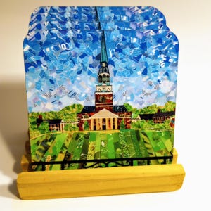 Wait Chapel Coasters, Wake Forest, WFU merchandise, WFU gift ideas, WFU alumni gift, Wake Forest University, Wake Forest decor, Demon Deacon