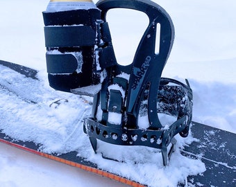 Snowboard Binding Beer Can Holder