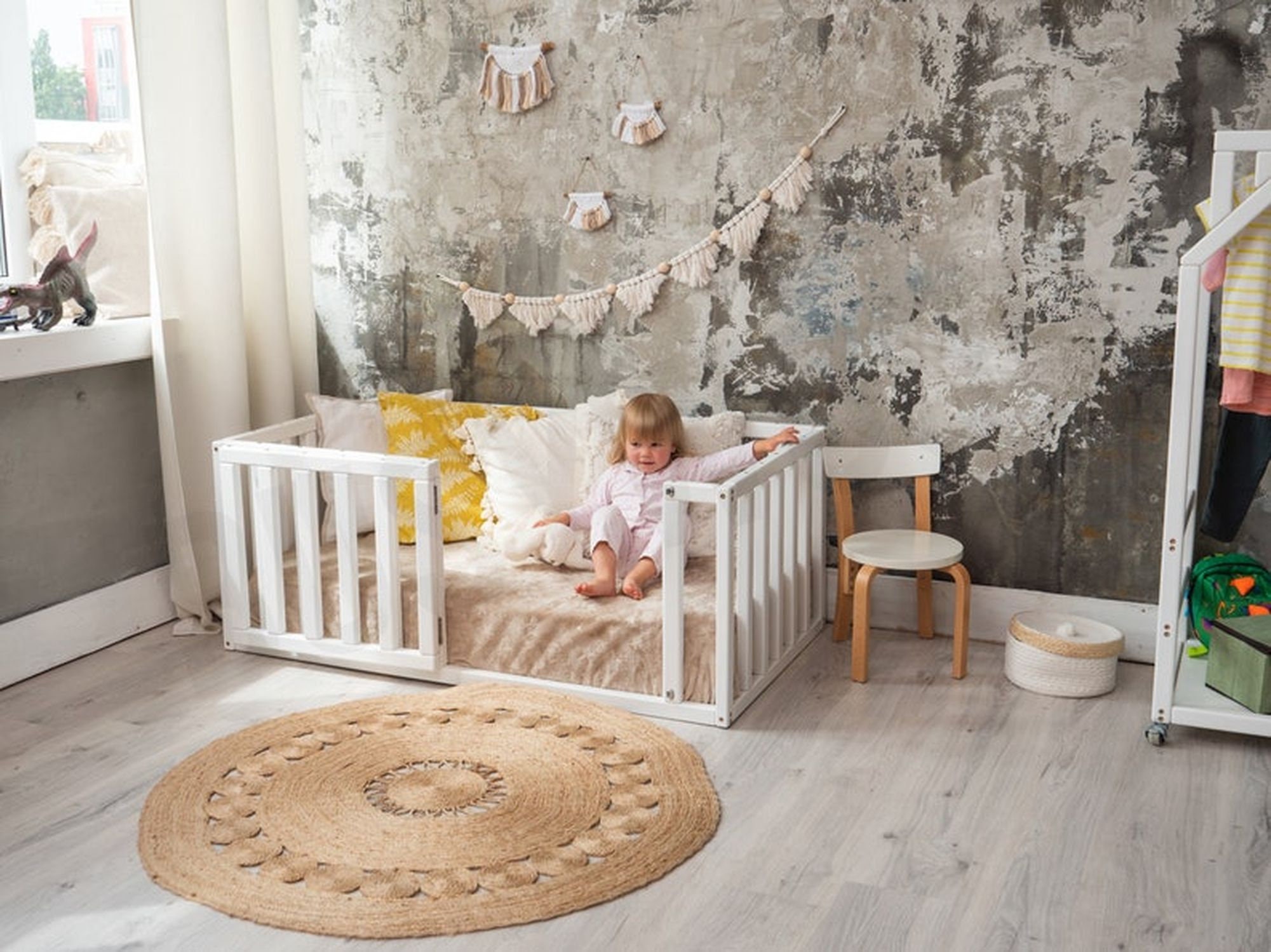 Montessori Crib Floor Bed Etsy