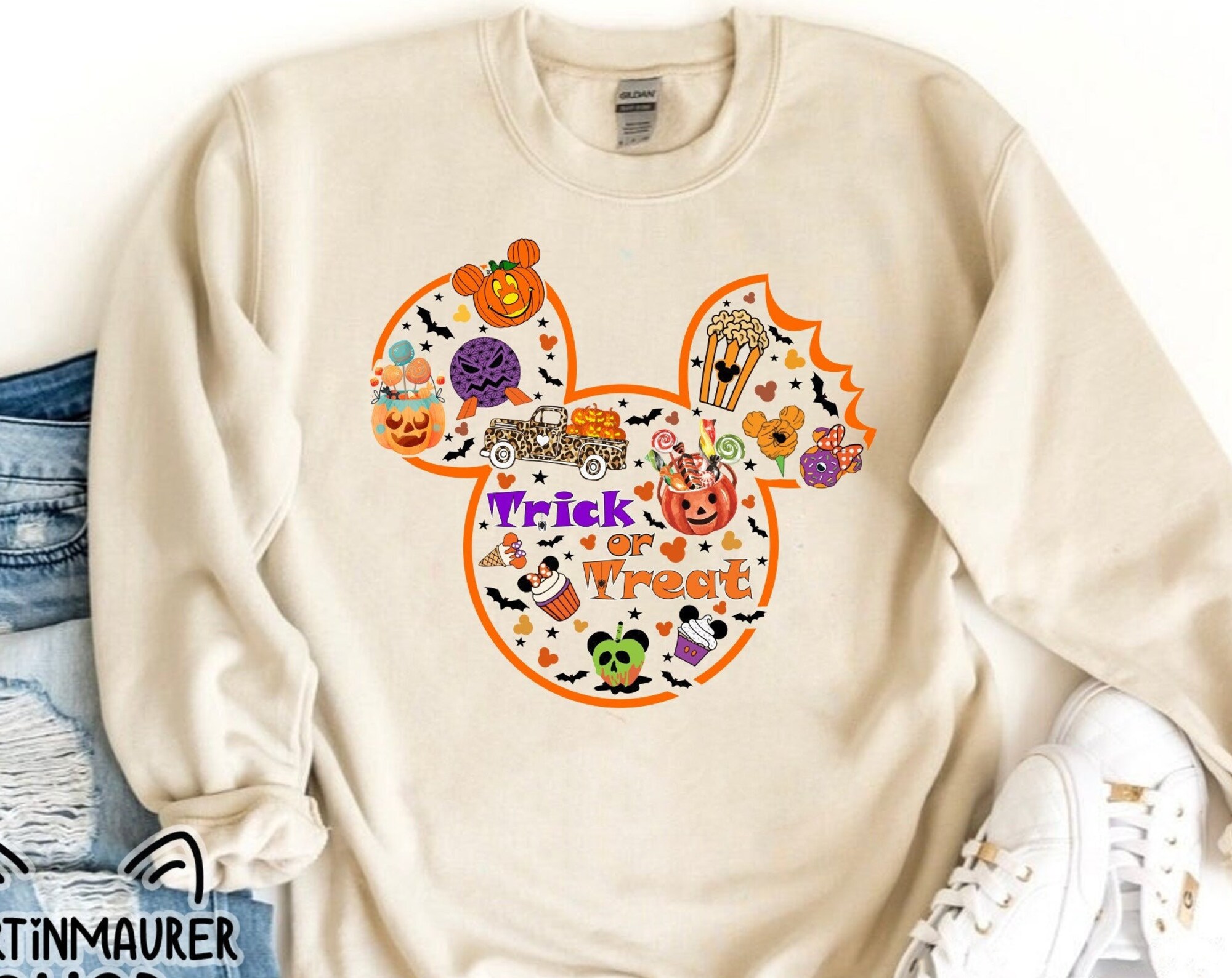 Discover Trick Or Treat Sweatshirt, Disney Halloween